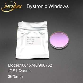JHCHMX 20pcs/daug JGS1 Kvarco Bystronic Apsaugos Windows/Objektyvas 10045746/968752 36*5mm Dėl Bystronic/Highyag/IPG Lazerio Aparatas