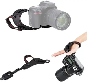 JJC Deluxe Greito Atleidimo Veidrodinis Fotoaparatas Dirželis Riešo Dirželis Nikon D850 D750 D780 D500 D7500 D7200 D3500 D3400 D5600 D5500