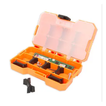 JM-Z14 namų remontas nešiojamų multi-funkcija rankinių įrankių rinkinys plastiko talpinimo atsarginių dalių, įrankių aksesuarų dėžutė