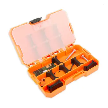 JM-Z14 namų remontas nešiojamų multi-funkcija rankinių įrankių rinkinys plastiko talpinimo atsarginių dalių, įrankių aksesuarų dėžutė
