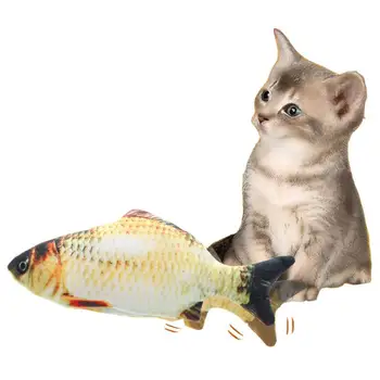 Juda Žuvų Kačių Žaislai Kačių Realus Pliušinis Žuvies Formos Įdaryti Pagalvės Kramtyti Bite Žaislas Kačiukas Žuvų Šnipštas Katė Pinti Žaislas