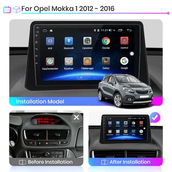 Junsun V1 Android 10.0 CarPlay Automobilio Radijo Multimedia Vaizdo Grotuvas Auto Stereo GPS Opel Mokka 2012 - 2016 m. 2 din dvd