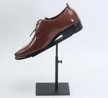 Juodas batų stendas vyrų batų rodyti stovo drabužių parduotuvė ekranas prop moterų aukšto kulno sandalai turėtojas batų midisland stovo