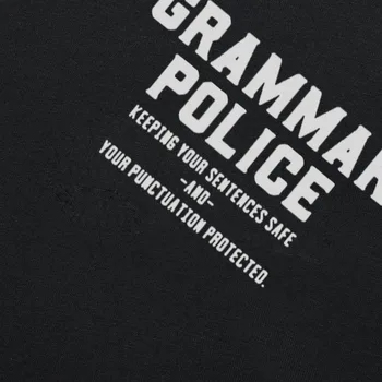Juokinga Gramatikos Policijos Apibrėžimas anglų kalbos Mokytoja T Marškinėliai Vyrams Vasaros Medvilnės Harajuku Trumpas Rankovės O Kaklo Streetwear Black T-shirt