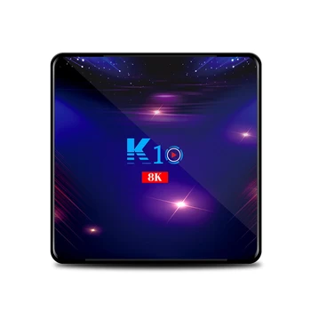 K10 TV BOX Android9.0 2020 Amlogic S905X3 BT V4.1 2.4 G/5G WIFI 1000M USB3.0 4G-32G 64G 128G 8k Media Player, Smart TV Set-Top Box