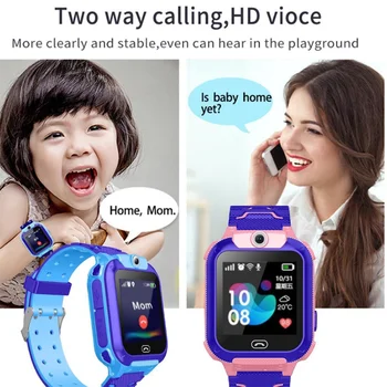 K12 Vaikų Vaikai Telefoną, Laikrodį Smartwatch Su Sim Kortele Berniukų, Mergaičių Canera Vandeniui IP67 Dovana Smart Watch 