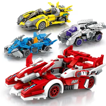 KaKBeir Miesto Roadster Sporto Lenktynių Greičio Superautomobilį Mažų Automobilių kūrimo bloką Švietimo Asamblėjos Brickheadz Žaislai vaikams