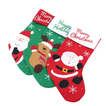 Kalėdos, Naujieji Metai Gyvūnų Dovaną-Saldainių Maišelį Noel Šiaurės Elnių Kalėdų Senelio Sniego Kojines Kalėdų Medžio Ornamentas, Dovanos, Dekoracijos