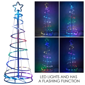 Kalėdų Medžio Šviesos diodų (LED) Lempą, Vario Viela, Lempos Vandeniui Lauko Pasakų Žibintai Kalėdų Medžio Apdaila