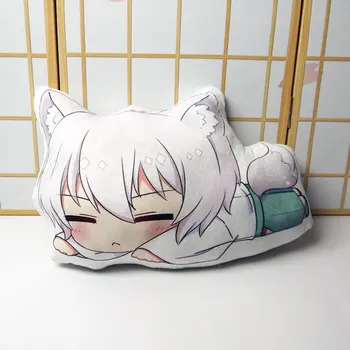 Kamisama meilės pagalvę žaislas Anime Tomoe trumpas pliušinis įdaryti mielas fox lėlės dvipusis užvalkalas 30x50cm dovanų