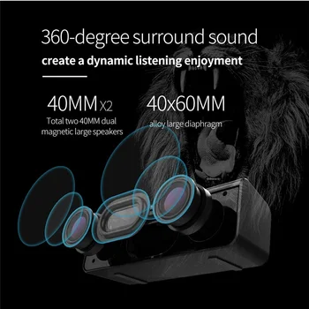 KANANIETĮ S31 Boombox Portable Bluetooth Speaker 3D HIFI Stereo Belaidis Garsiakalbis Parama TF kortelė,usb Pen Drive