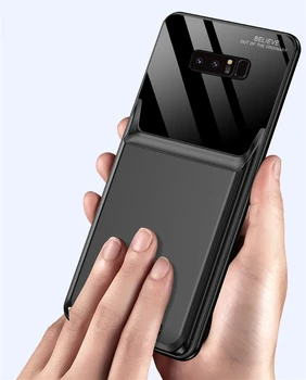 Karšto 10000 Mah Samsung Galaxy Note 8 9 Baterijos Telefoną, Baterijos Kroviklis Atveju Galios Banko A50 A30S A50S A70 A90 Por Baterija Atveju
