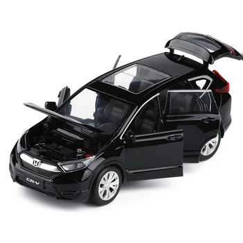 Karšto pardavimo Didelis modeliavimas CRV modelis,1:32 lydinio traukti atgal, automobilių žaislas,6 atvirų durų žaislas automobilis,didmeninė prekyba