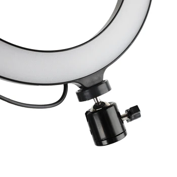 Kayulin Naujas 20cm LED Šviesos Žiedas Gyvenimo Transliacijos Selfie Užpildyti Apvalios Lempos šviesos srautą galima reguliuoti 3 Šviesos Režimai Selfie Užpildyti Lempos