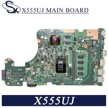 KEFU X555UJ Nešiojamojo kompiuterio motininė plokštė, skirta ASUS X555UF X555UQ X555UB F555U originalus mainboard 4GB-RAM I3-6100U GT920M