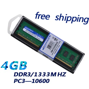 KEMBONA KARŠTO PARDAVIMO Nemokamas Pristatymas KOMPIUTERIO-10600 DDR3 4GB 16CHIPS RAM ATMINTIES, 4G DDR3 1333MHZ