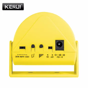 KERUI M5 32 Dainas Balta/Rožinė/Geltona Infraraudonųjų spindulių Sveiki Varpelių Doorbell Judesio Jutiklis, Signalizacija Namų Shop Parduotuvėje naudojimo Doorbell