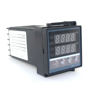Ketotek Dual Digital PID Reguliatorius Termostatas REX-C100 termopora K SSR 40A SSR-40DA 110V, 220V, Programuojami