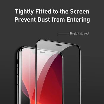 KEYSION Grūdintas Stiklas IPhone 11 11 Pro 11 Pro Max Screen Protector, Telefono HD Aišku, Visiškai Padengti Stiklo 