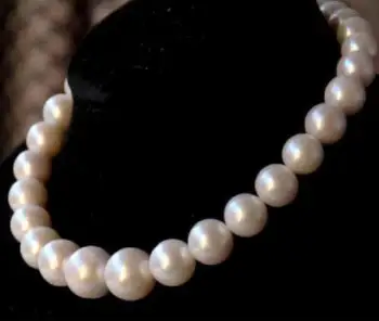 >>>>kilnus jewelr 12-kaip 14mm gamtos tahitian pietų jūros balta perlų vėrinį 45cm 14k