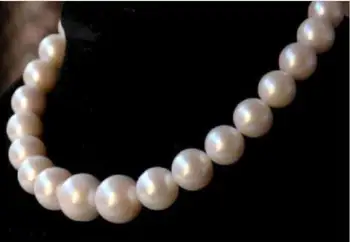 >>>>kilnus jewelr 12-kaip 14mm gamtos tahitian pietų jūros balta perlų vėrinį 45cm 14k