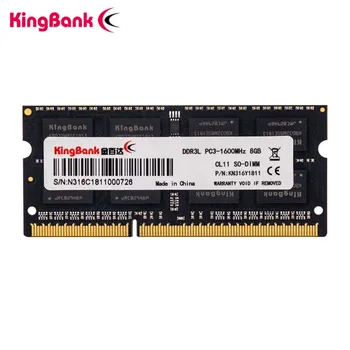 KingBank memoria RAM DDR3 4GB 8GB 1 600mhz ram sodimm laptop memory 1.35 V RAM Notebook 240Pin NB