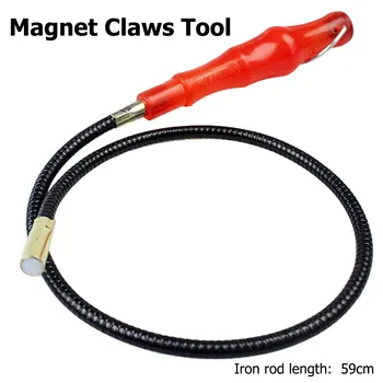 Kišeninis Lankstus Magnetinis Nagų Pasiimti Įrankį Magnetas Long Reach Pavasario Rankena Grabber Magnetiniai Įrankiai