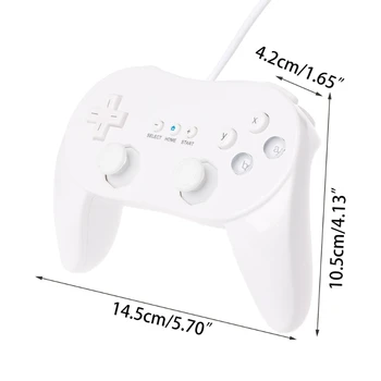 Klasikinis Laidinio Žaidimų Valdiklis Žaidimų Nuotolinio Pro Gamepad Kontrolės Kreiptuką Nintendo Wii