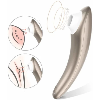 Klitorio stimuliatorius 10 rūšių adsorbcijos oro slėgio bangos technologija atspari vandeniui žaislai įkrovimo žaislai moterų, sekso parduotuvė
