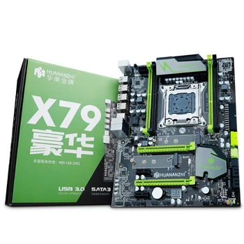 Kokybės garantija prekės HUANAN ZHI X79 motininė plokštė su SSD M. 2 lizdo PROCESORIUS Xeon E5 2680 C2 SR0KH 2.7 GHz RAM 16G(4*4) DDR3 REG ECC