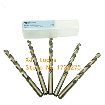 Korėjos YG-1 D2101 2.0-7.0 mm 10vnt/rinkinys HSS-C08% M42 Twist drill Apdorojimui: nerūdijantis plienas. Legiruotojo plieno. Aliuminio ir t.t.