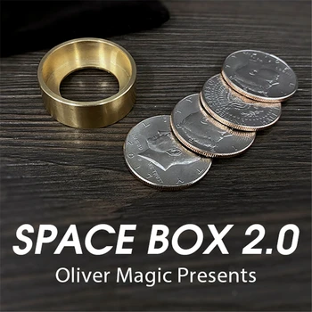 Kosmoso Box 2.0, Oliveris Magija Gudrybė Monetos Magija Gudrybės Magas Lange Close Up Magic Iliuzijų Prop Pinigų Vaizdo Magija Efektas Įdomus