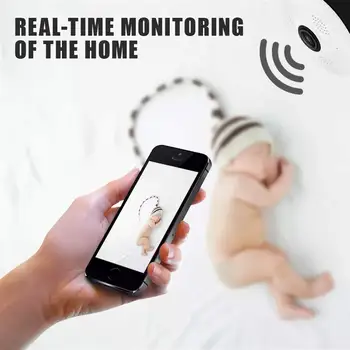Kruiqi IP Kamera, Wifi 1080P Belaidžio Namų Apsaugos Kamera, Stebėjimo Kameros Wifi Naktinio Matymo VAIZDO Kamera 2mp Kūdikio stebėjimo