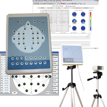 KT88-1016 16-Channel Nešiojamas Skaitmeninis EEG Smegenų Kartografija Scanne