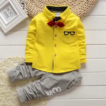 Kūdikių berniukų pavasario rudens drabužių rinkinys vaikams mados animacinių filmų t-shirt+kailis+kelnės 3pcs bamblys berniukai aukštos kokybės komplektai