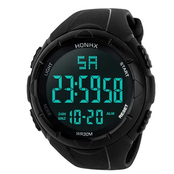 Laikrodžiai Vyrams Prabangių Vyrų Skaitmeninis Analoginis Kvarco Sporto laikrodis LED Vandeniui Karinės Riešo Žiūrėti Vyrų Laikrodis Montre Homme 2020 m.