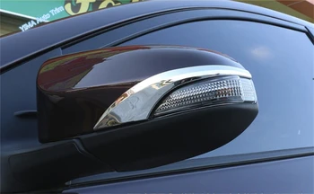 Lapetus Auto Optikos Už Automobilio Duris galinio vaizdo Veidrodis Apsaugos Streamer Padengti Apdailos 2 Vnt Tinka Toyota Corolla 2017 2018 ABS