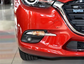 Lapetus Už Mazda 3 AXELA Sedanas Hečbekas 2017 2018 ABS, Priekiniai Rūko Šviesos Lempos Vokų Antakių Apdailos Rėmelis Padengti Apdailos 2 Vnt.