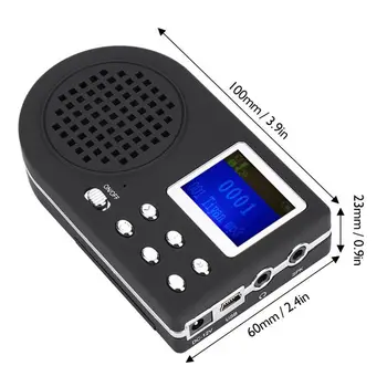 Lauko Medžioklės Masalui Paukščių Skambinančiųjų MP3 Grotuvas Paukščių Loudspeak LCD Sn Nuotolinio Valdymo pultas su ES Plug
