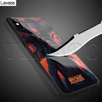 Lavaza Blade Runner 2049 Grūdintas stiklas TPU Case for iPhone XS MAX XR X 8 7 6 6S Plius