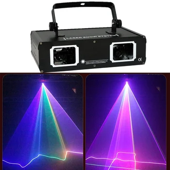Lazerių projekcijos, lempa, du kartus skylę etapo poveikį, DMX512 diskoteka šalies KTV naktinis klubas ir šokių grindų apšvietimas