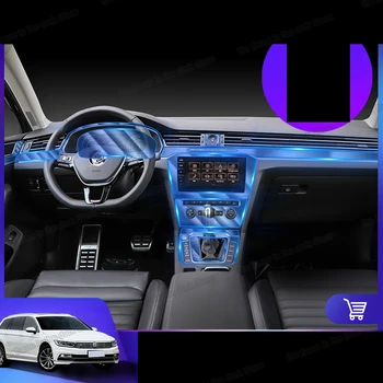 Lcd TPU Automobilio Salono įrankių, prietaisų skydelis prietaisų skydelio ekrane Apsauginės Plėvelės Volkswagen Passat B8 Variantas 2017 2018 2019 2020