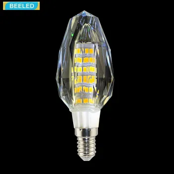 LED Lemputė Lemputė 5W E14 7W 220V Kristalo lempa sietynas Kambarį Energijos Taupymo lentelė lemputės