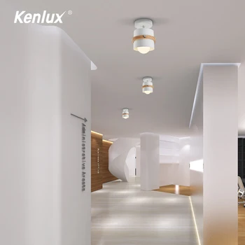LED Medinių Sienų Lemputė 5W Led Paviršiaus Sumontuoti Lubų Šviesos Šiaurės Vietoje šviesos patalpų Fojė,Gyvenamasis Kambarys, Miegamasis Lubų Lempa
