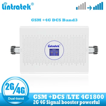 Lintratek kartotuvas gsm 4g 900 1800 korinio mobiliojo telefono signalo stiprintuvas DCS LTE ryšio 2G balso 4G interneto stiprintuvas