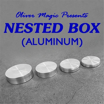 Lizdinė Box (Aliuminio) pateikė Oliver Magic Monetų Išnyksta Į Lauką Magia Magas Arti Iliuzijų Gudrybė Rekvizitai Mentalism Juokinga