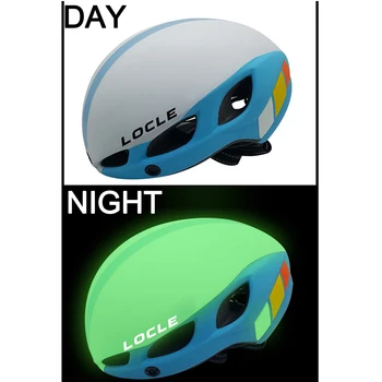 LOCLE Magnetinio Akiniai Dviračių Šalmas Casco Ciclismo Ultralight In-mold Dviratis Dviračio Šalmas Su Akiniais, Kelių Kalnų Šalmas
