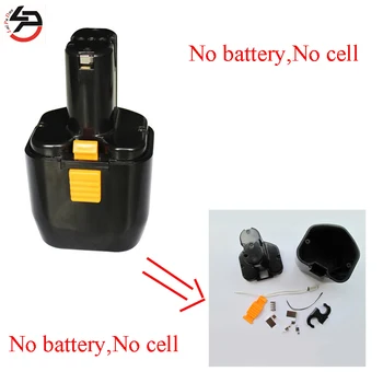LPD 12v EB1214 NI-MH NI-CD Įkrovimo Baterija (akumuliatorius atveju Hitachi Plastikinį korpusą( Dėžutės Nėra Ląstelių Viduje) EB1224 EB12B EB12G FEB12S