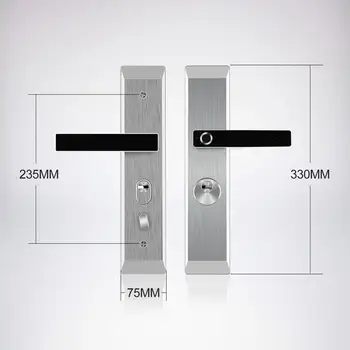LUCKYSMART Biometrinių pirštų Atspaudų Užrakto Saugumą USB Įkrovimo Durelių Užraktas 