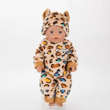 Lėlės Drabužiai Tinka 18 Colių Amerikos&43 cm Baby Doll Mielas Dramblys Pižama Tigras Nightgowns Kartos Kalėdų Dovaną Mergaitės Žaislas